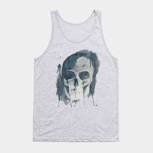 Watercolor Skull Tank Top